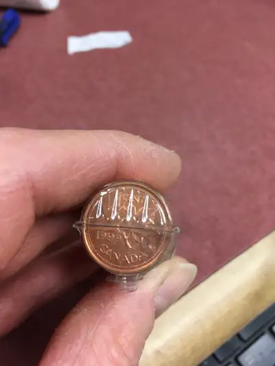 I'm offering the following rolls of hand selected Canadian pennies in Mint state condition; 2012 non...