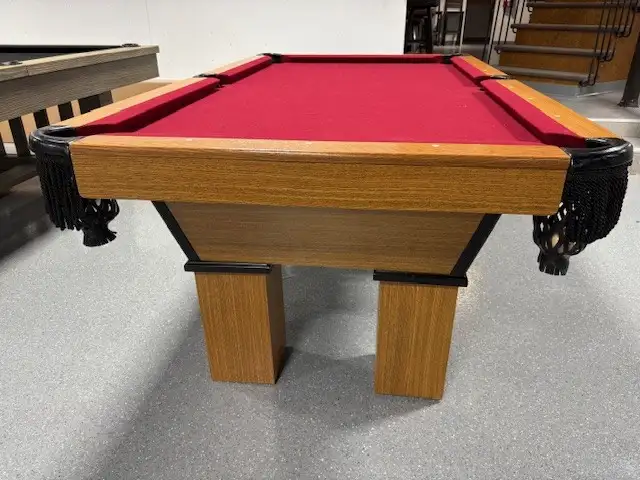 Table de billard usagée Palason ardoise 7 pieds Pool Table in Toys & Games in Shawinigan - Image 5
