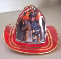 Courage Under Fire HONOR Ornament Fireman Firefighter Hat