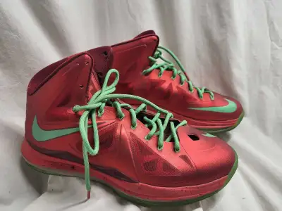 Size 11 - Nike LeBron X Christmas Premium 2012 Retro, View more
