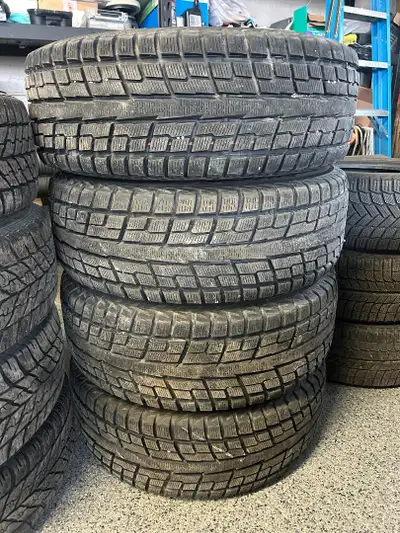 SELLING A SET OF 245-65-17 YOKOHAMA WINTER TIRES ON RIMS. THE RIMS CAME OFF A 2018 NISSAN MURANO. TH...