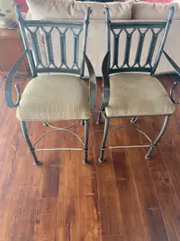 Kitchen Counter Metal Chairs Mint