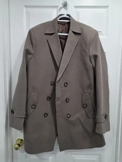 MEN'S ZARA Long Coat in BROWN, View more