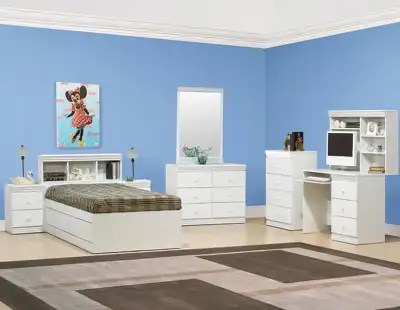 White Bedroom Furniture Set!!, View more