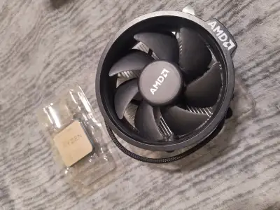 AMD Ryzen 3 3200G CPU with integrated Radeon Vega 8 graphics, View more