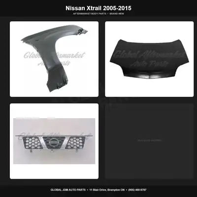 Nissan Xtrail 2005-2015 Hood Grille Fender Aftermarket Parts, View more