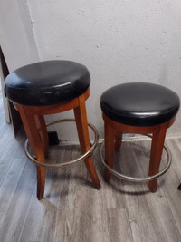 Lots of Black Bar Stools - 2 Different Heights Available