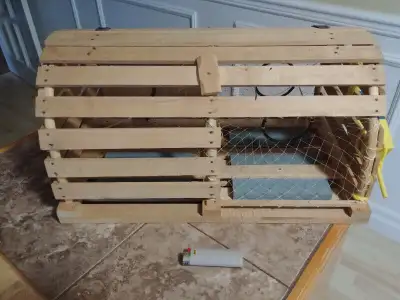 Miniature decorative lobster pod. Good condition.