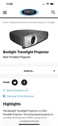 Boxlight DLP projector 