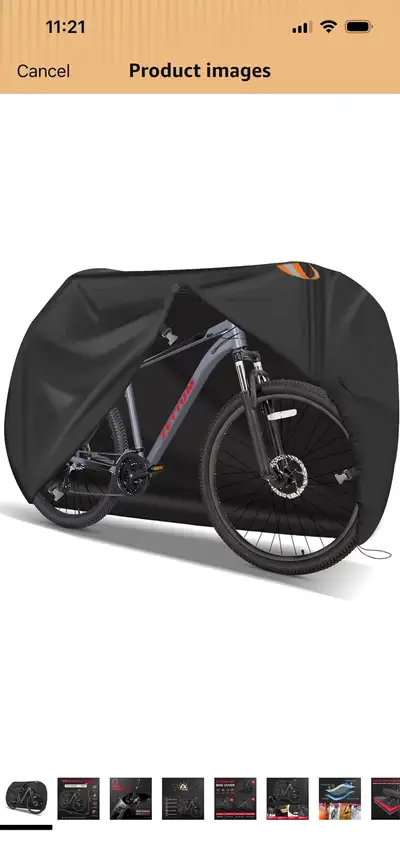 Brand New-Zettum 600D Premium Bike Cover for 1 Stationary Bike, View more