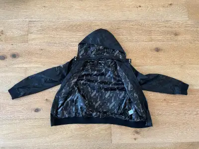 Jack and Jones Bomber Jacket with Hood - Black - Men's Small, View more