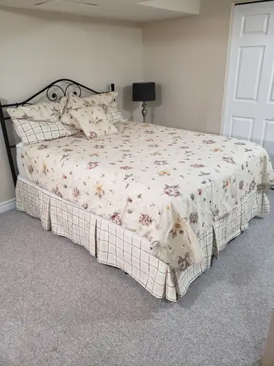Available immediately\. Spacious, bright, and fully furnished basement room in a clean, quiet, and w...