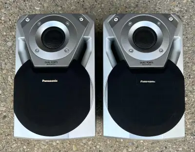 Working Panasonic SB-AK18 2  Way Speakers & Face Plate 100W pair, View more