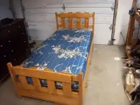 Twin Mates Bed and mattress