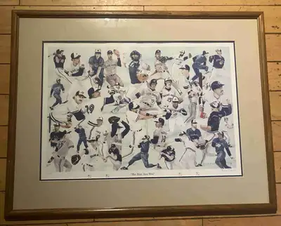1992 Toronto Blue Jays Limited Edition Watercolour Print, View more