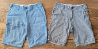 Zoo York striped blue and black shorts, size 30 men