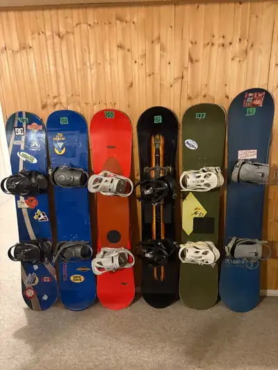 Snowboards, Boots, Helmets, Goggles, Bags, Etc , View more