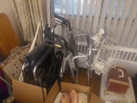 wheel chair and extra accessories