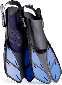 Blue Snorkel Fins, By Capas