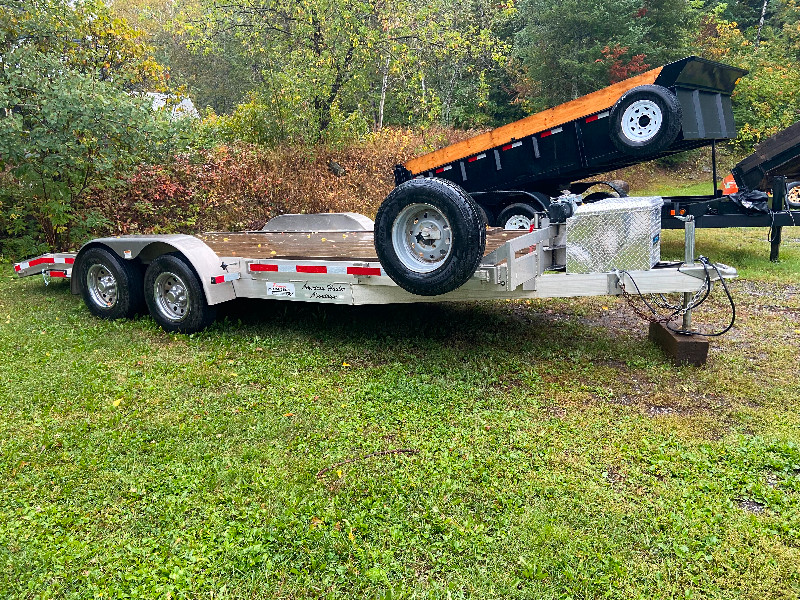 Trails for RENT 18 foot car hauker and 24 foot dump trailer Cargo