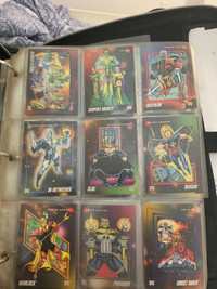 Old collection or Marvel and DC cards