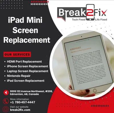 iPad Mini Screen Replacement – Small Device, Big Solutions! A cracked or shattered iPad Mini screen...