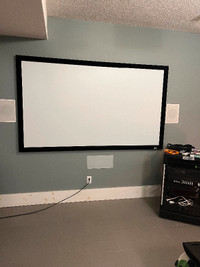 85 inch screen + Epson projector. Upgrade your home theatre!