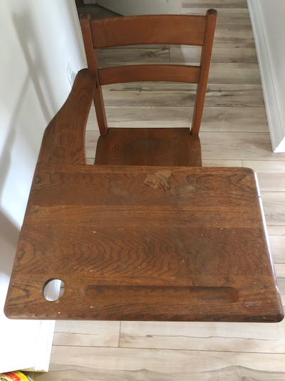 Antique school desk, View more