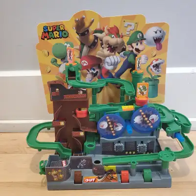 This Epoch Super Mario Marble Run is a fun, interactive playset that brings the classic video game w...