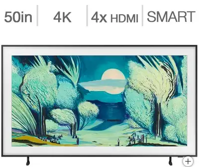 Télévision QLED 50'' QN50LS03FAFXZC FRAME TV 4K UHD Samsung, View more