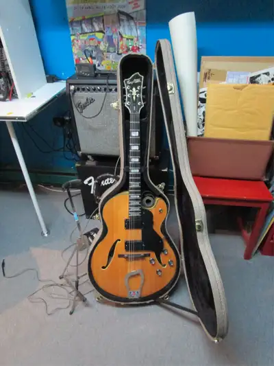 Avis aux guitariste de jazz, de blues ou de rockabilly, j'ai une excellente guitare de marque suédoi...