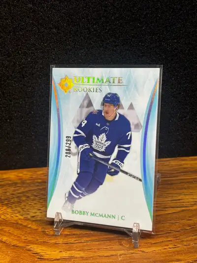 McMann RC 2023/24 UD Ultimate Rookies Leafs 208/299, View more