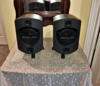 Versatile B&W Rock Solid Monitors w/ Integrated Stands