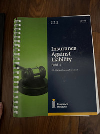 C13 insurance against liability CIP textbook