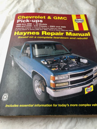 VINTAGE HAYNES 1988 -2000 CHEVROLET GMC REPAIR MANUAL #M1292