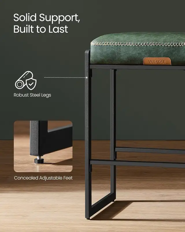 Modern counter Height Bar Stool, Synthetic Leather Stitching in Chairs & Recliners in Markham / York Region - Image 10