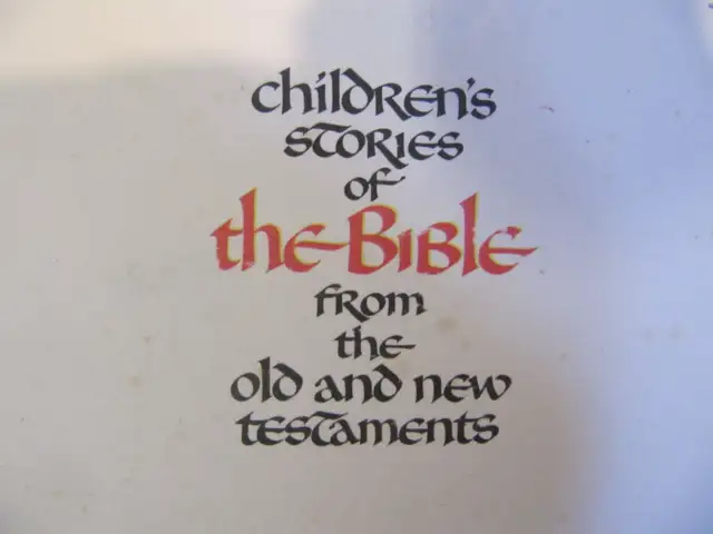 Childrens Stories Of The Bible Old & New Testaments Circa 1968 in Children & Young Adult in Mississauga / Peel Region - Image 3