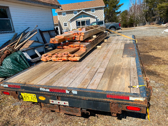 20 foot Frieson flat deck trailer 14000 lb in Cargo & Utility Trailers in Cape Breton - Image 3