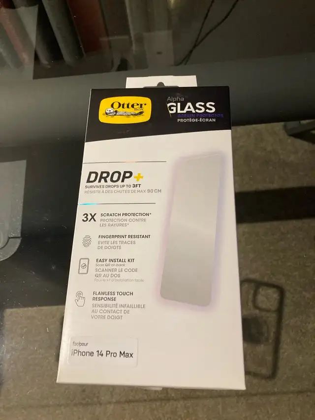OTTER BOX IPhone 14 Pro Max Glass Protector in Cell Phone Accessories in Kitchener / Waterloo - Image 2