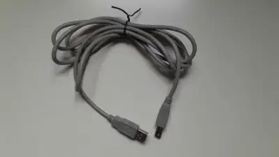 USB printer cable., View more