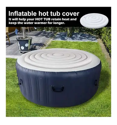 Hot Tub Cover keep water hot and clean, play as float mattress, View more