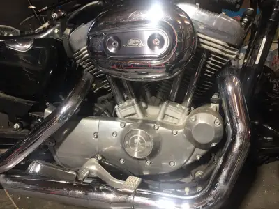 2006 low mileage complete 883 motor, runs perfect, includes carb, transmission, charging system, can...