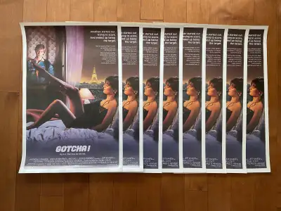 These are 6 Original 1985 Single Sided Half Sheet Playbill Movie Posters from the 1985 movie release...