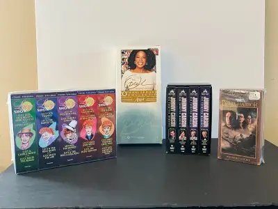 VINTAGE COLLECTIONS VHS TAPES & DVD LUCILLE SHOW CARSON OPRAH, View more