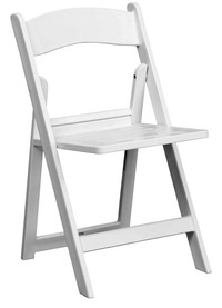  Heavy duty folding resin chair.  Approx 800 lb capacity