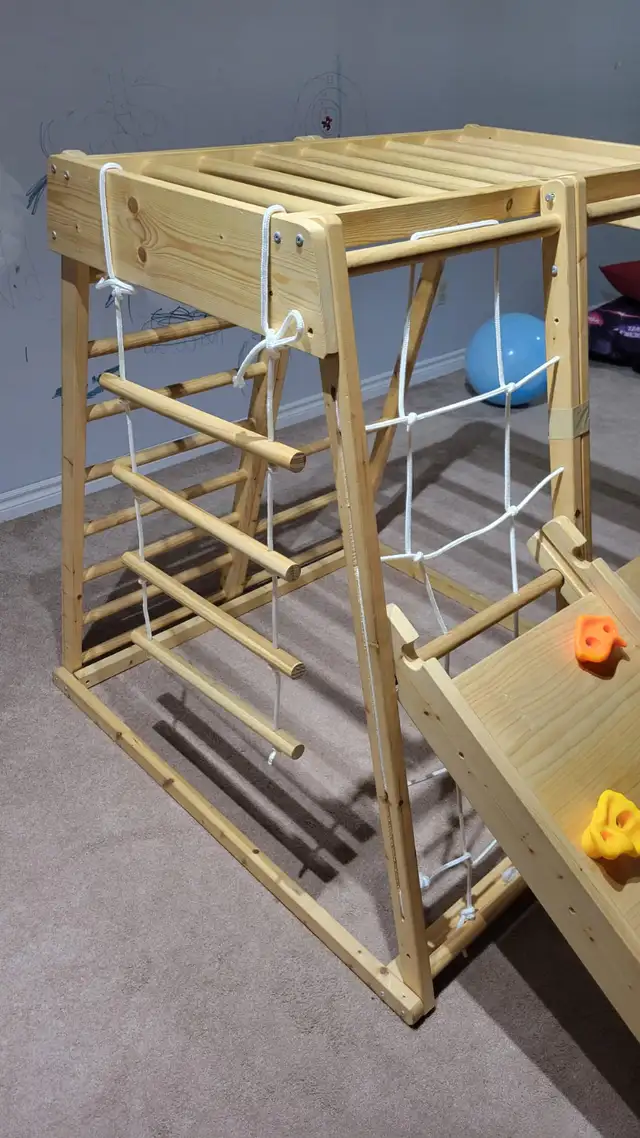 Wooden Indoor Jungle Gym