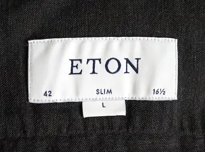 ETON 16.5 [Large] 100% lightweight cotton men’s dress shirt., View more