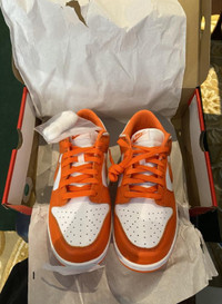 Nike Dunk Low Syracuse Size 8.5 NEW WITH RECEIPT