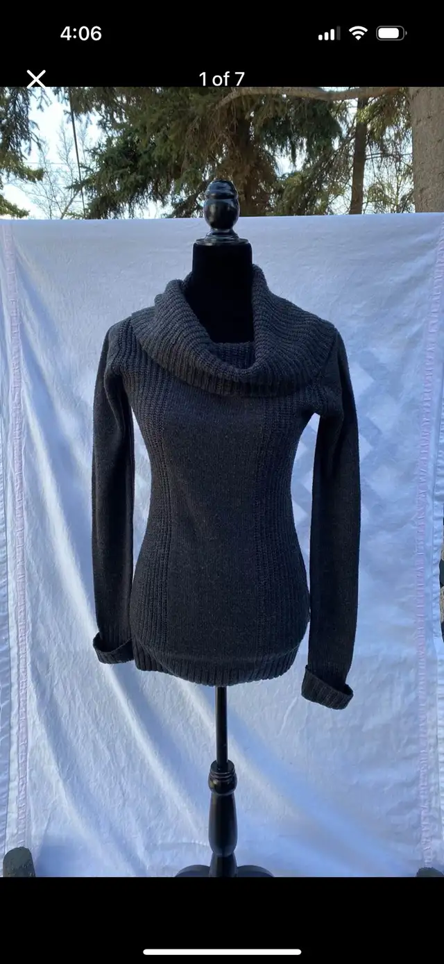 Ardene Knit Cowl Neck Sweater in Women's - Tops & Outerwear in Edmonton - Image 2
