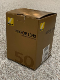 Brand New Nikon AF-S Nikkor 50mm f/1.8G Prime lens